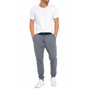 prAna Theon Jogger Pants Men’s L Gray Athletic Tapered Zip Pocket Athleisure